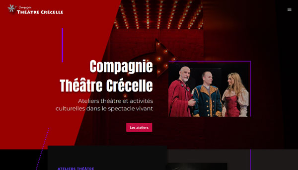 Vignette du site web Compagnie Théâtre Crécelle